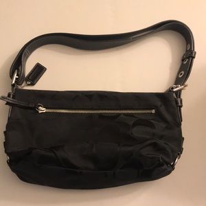COACH Black Signature Purse F15068